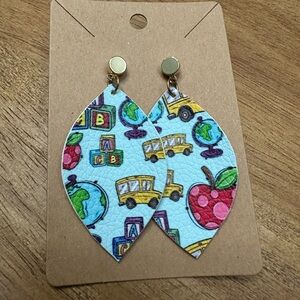 5/$10 Colorful School Theme Earrings‎